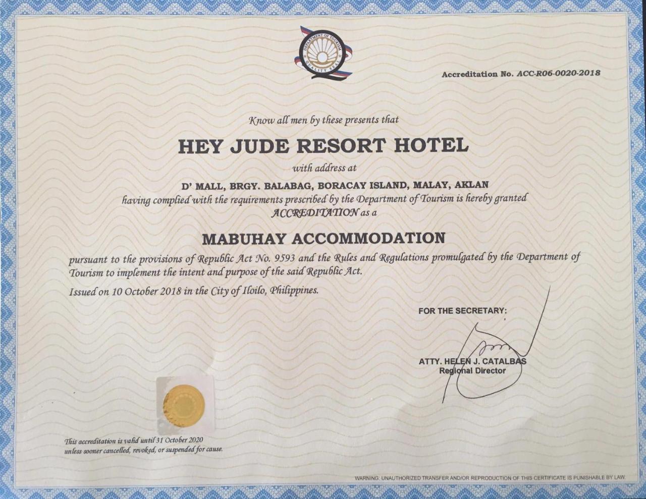 Hey Jude Resort Hotel Balabag  Bagian luar foto
